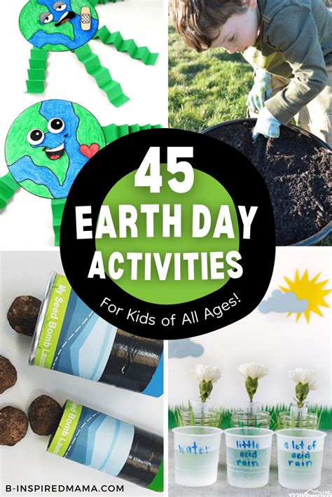 45 Fun At-Home Kids Activities for Earth Day • B-Inspired Mama