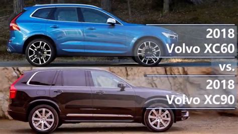 2018 Volvo XC60 vs 2018 Volvo XC90 (technical comparison) - YouTube