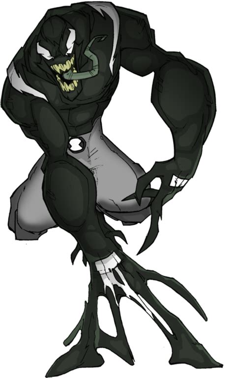 Download HD Groot Drawing Venom - Benom Ben 10 Transparent PNG Image ...