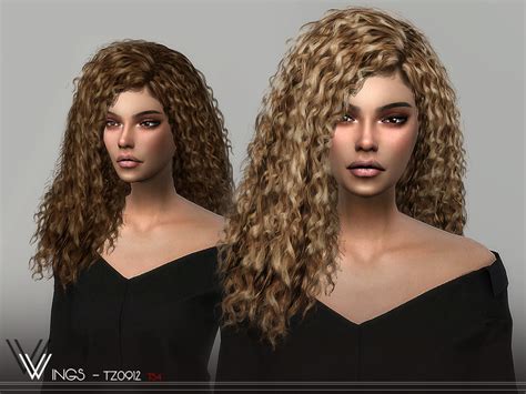 wingssims' WINGS-TZ0912 | sims 4 cc custom content #ts4cc hair ...