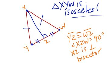 Line Of Symmetry In An Isosceles Triangle | Educreations