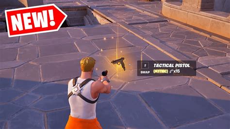 Fortnite NEW Mythic Tactical Pistol - YouTube