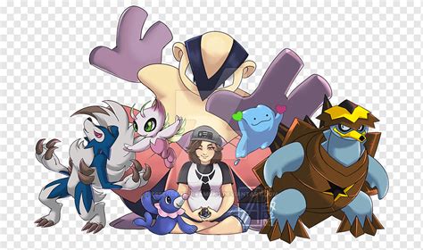 Digital art Pokémon Fan art, Pokemon team, mammal, carnivoran ...