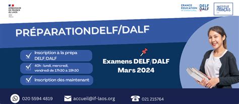 Préparation DELF/DALF – Institut français du Laos