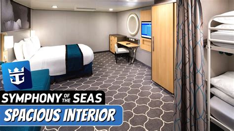 Symphony of the Seas | Spacious Interior Stateroom Tour & Review 4K ...