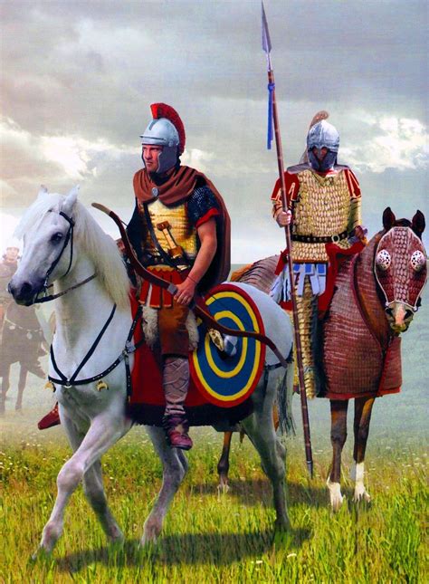 Late Roman Cavalrymen. Fifth century AD. | Roman history, Roman ...