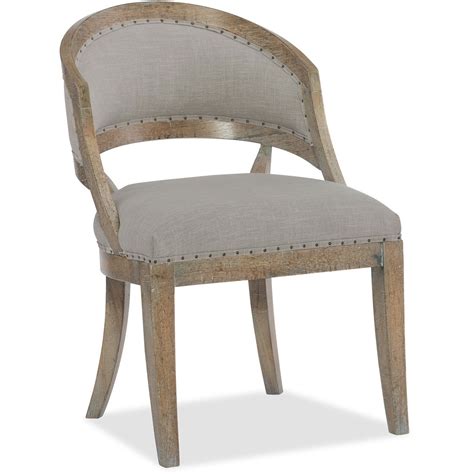 Hooker Furniture Boheme Upholstered Barrel Back Side Chair | Wayside ...