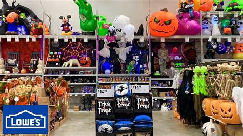 LOWE'S HALLOWEEN DECORATIONS FALL HOME DECOR SHOP WITH ME SHOPPING ...