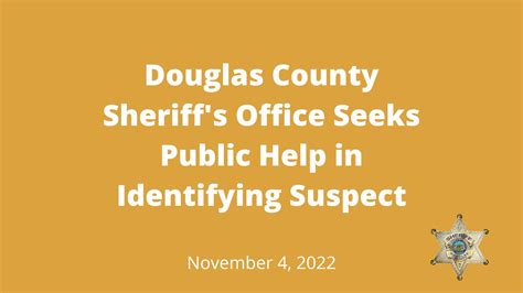 Douglas Co Sheriff on Twitter: ""Douglas County Sheriff’s Office Seeks ...