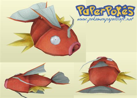 PaperPokés - Pokémon Papercraft: MAGIKARP V2