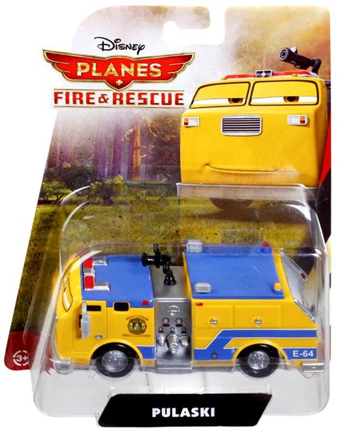 Disney Planes Fire Rescue Pulaski 155 Diecast Vehicle Mattel Toys - ToyWiz