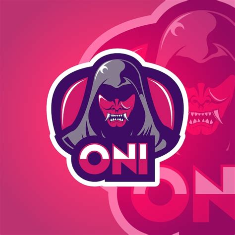 Mascot logo design with evil character | Free Vector