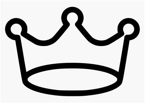 Free 108 Simple Crown Outline Svg SVG PNG EPS DXF File