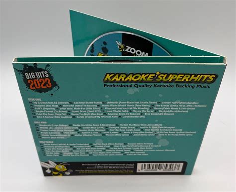 Zoom Karaoke - BIG HITS OF 2023 - Triple CD+G Karaoke Disc Pack - 69 ...