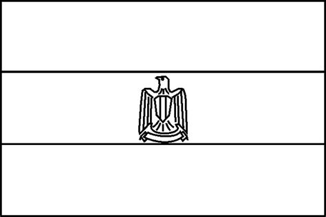 egypt flag black and white - Clip Art Library