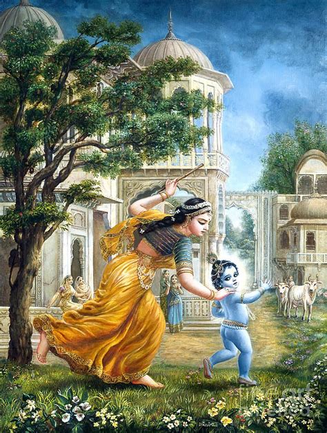 Mother Yashoda Tries To Catch Krishna by Dominique Amendola | Baby ...