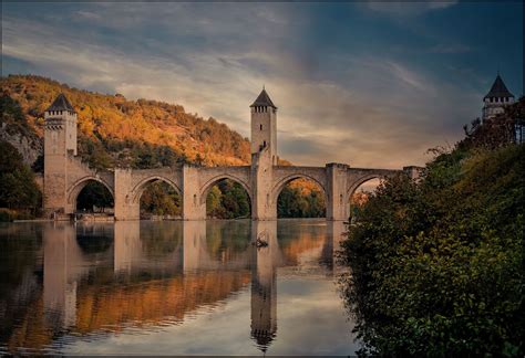 The Valentre de Cahors Bridge by Yvon Lacaille | Cahors, Photo, Canal