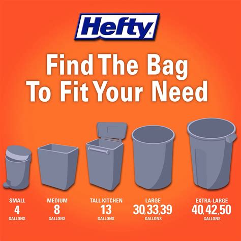 Hefty Ultra Strong 13-Gallon Kitchen Drawstring Trash Bags, Fabuloso ...