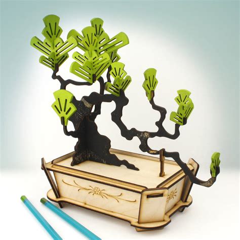 flat packed pine bonsai tree kit by pack & tickle | notonthehighstreet.com