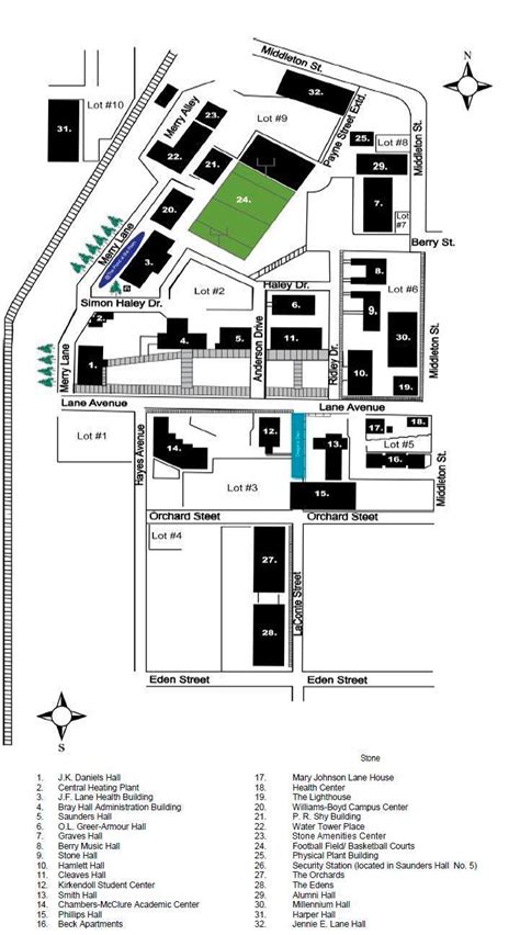 Lane Community College Campus Map - Map