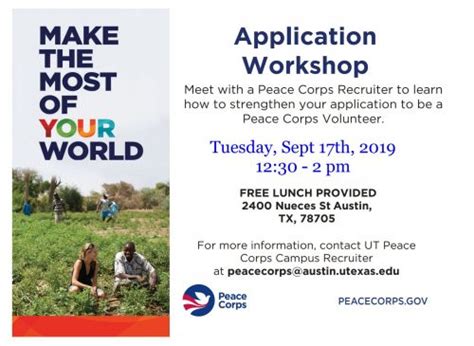 Peace Corps Application Workshop | THE LAH HERALD