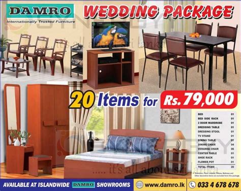 Almari Damro Furniture Sri Lanka Price List