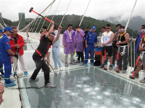 The World's Highest Glass Bridge Opened And It's A Total Nope-Fest