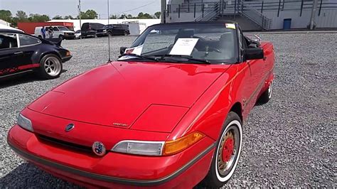 1992 Mercury Capri Convertible Gold Edition - YouTube