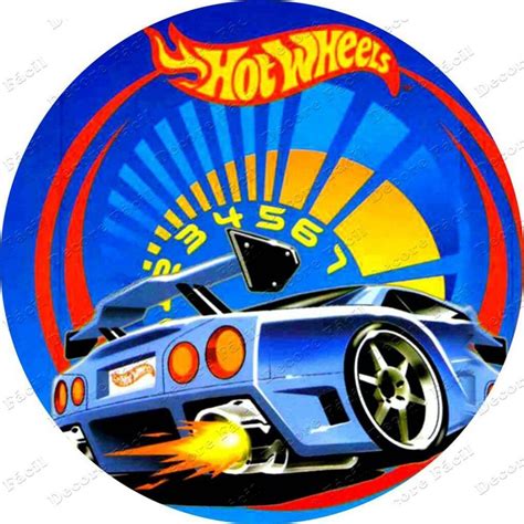 Hot Wheels Circle Toppers | Aniversário Hot Wheels, Festa in 2022 | Hot ...