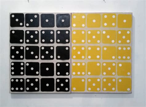 Dice Paintings – LUKE MURPHY STUDIO