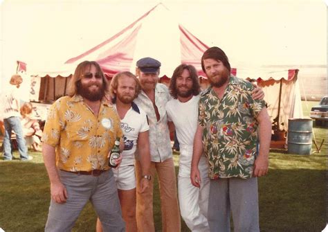 The Beach Boys in the late 70s, aka the beard era. L to R: Carl Wilson ...