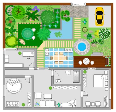 How to Draw a Landscape Plan - Edraw