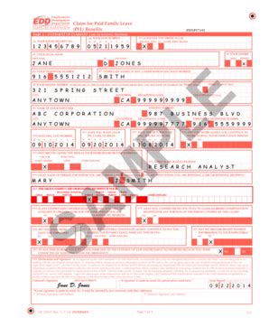 Paid Family Leave Form Sample - Fill and Sign Printable Template Online