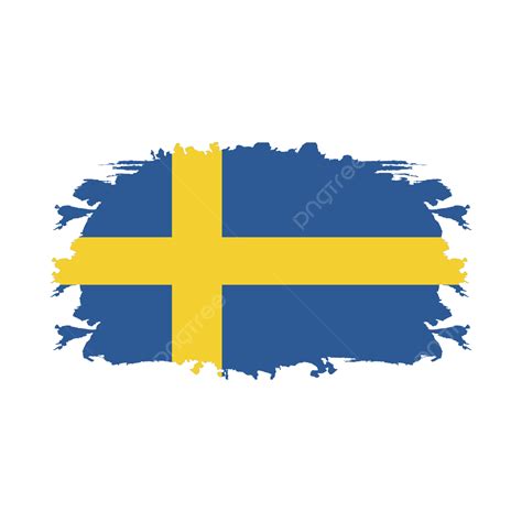 Sweden Flag Transparent Background Design Hd Images, Sweden Flag Brush ...