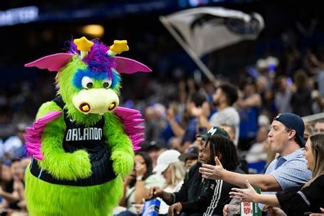 Who is the Orlando Magic's mascot, Stuff the Magic Dragon?