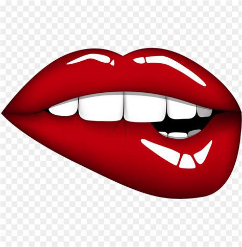 Free download | HD PNG red mouth png clipart image lip biting cartoon ...