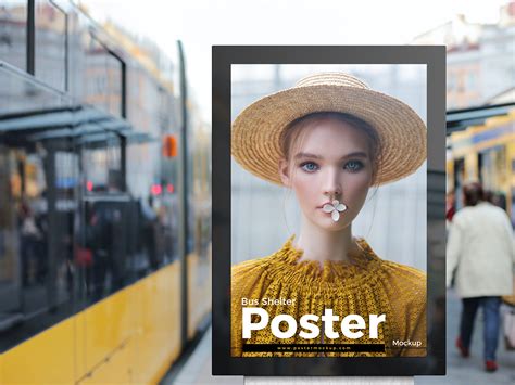 Bus Stop Billboard Free Mockup — Free Mockup World