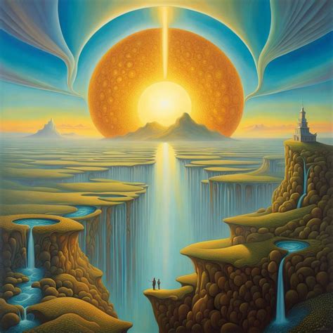 a fantastical surreal landscape moebius salvadore dali tomasz alen ...