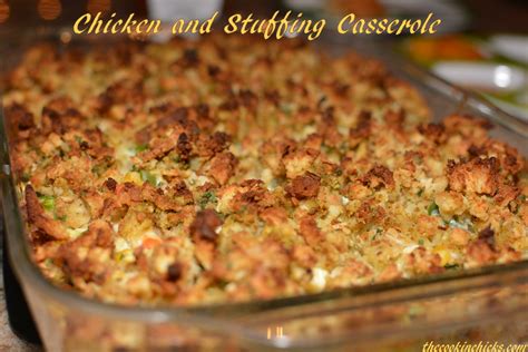 Chicken and Stuffing Casserole - The Cookin Chicks