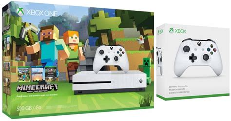 Walmart.com: Xbox One S Minecraft Console Bundle + Bonus Controller ...