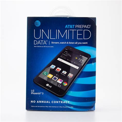 AT&T Prepaid LG Phoenix 3 Prepaid Smartphone