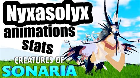 Nyxasolyx animation and stats | Creatures Of Sonaria | whalemistar ...