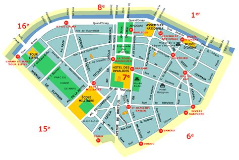 Detailed Map Of Paris Neighborhoods