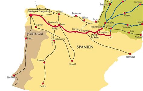 El Camino de Santiago Pilgrimage - The Way of St James Spain