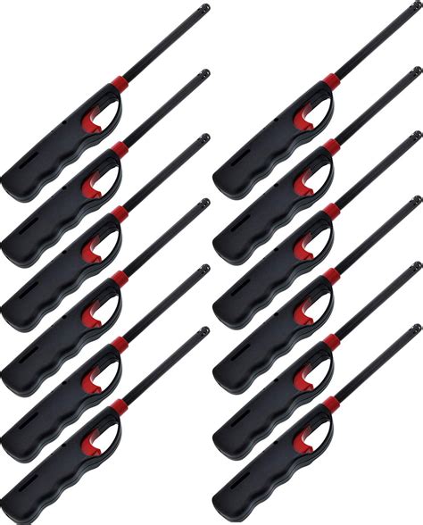 12 Pack - Multipurpose Refillable Lighters - Utility Kitchen Barbecue ...