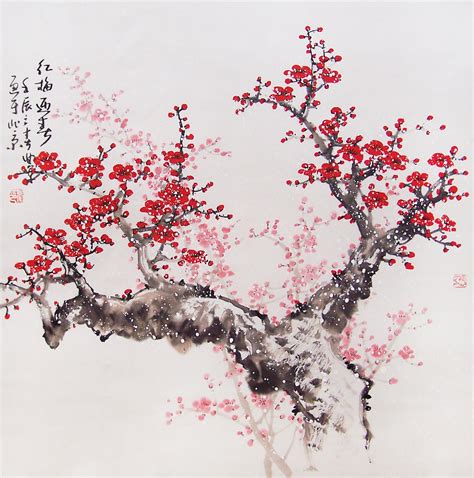 chinese cherry blossom art - Clip Art Library