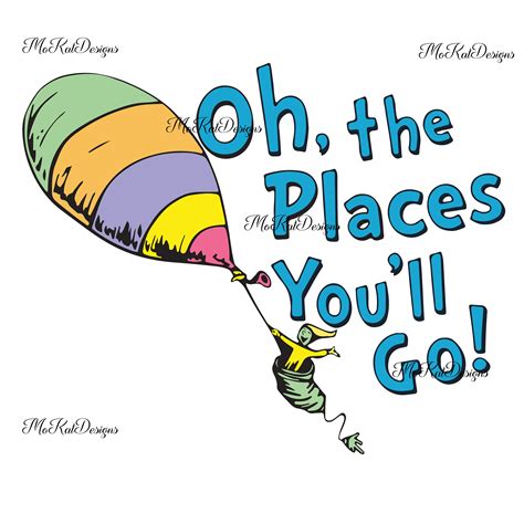 Oh the Places You Will Go SVG PNG Cutfile - Etsy