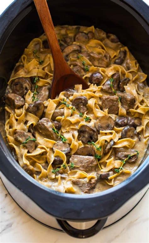 Crock Pot Beef Stroganoff With Sour Cream - Beef Poster