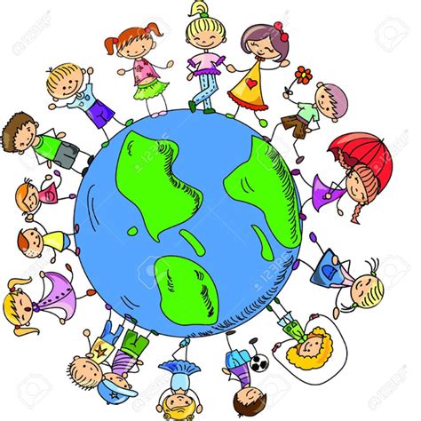 Clipart Of Children Around The World Holding Hands | Free Images at ...