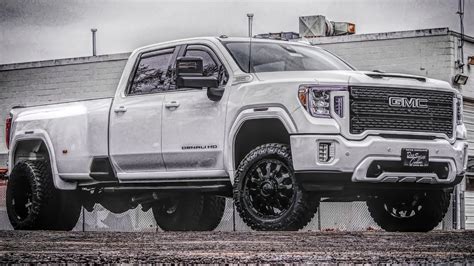 CUSTOM GMC DUALLY | The 2021 Sierra 3500 Denali With FULL Chrome Delete ...